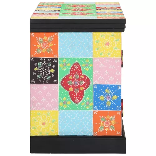 TV szekrény Sokszínű 100 x 35 x 50 cm Tömör mangófa