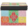 TV Szekrény polcokkal Sokszínű 80 x 30 x 22 cm Faanyag