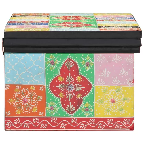 TV Szekrény polcokkal Sokszínű 80 x 30 x 22 cm Faanyag