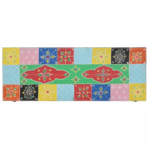 TV Szekrény polcokkal Sokszínű 80 x 30 x 22 cm Faanyag