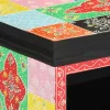 TV Szekrény polcokkal Sokszínű 80 x 30 x 22 cm Faanyag