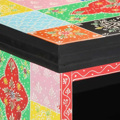 TV Szekrény polcokkal Sokszínű 80 x 30 x 22 cm Faanyag