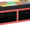 TV Szekrény polcokkal Sokszínű 80 x 30 x 22 cm Faanyag