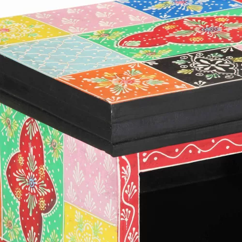 TV Szekrény polcokkal Sokszínű 100 x 30 x 22 cm Faanyag