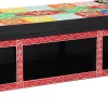 TV Szekrény polcokkal Sokszínű 100 x 30 x 22 cm Faanyag