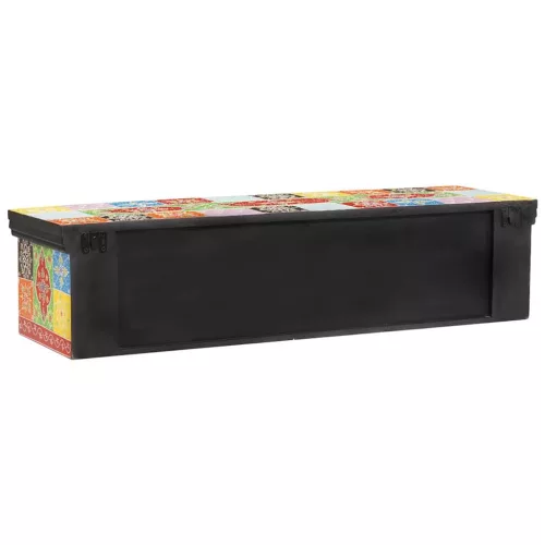 TV-szekrény fiókkal Sokszínű 100 x 30 x 24 cm Tömör mangófa