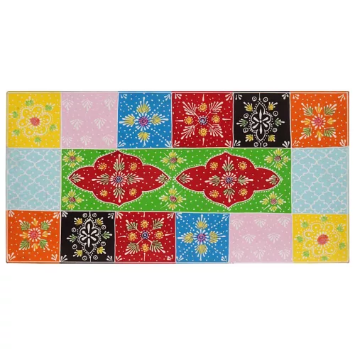 TV-szekrény fiókkal Sokszínű 60 x 30 x 24 cm Tömör mangófa