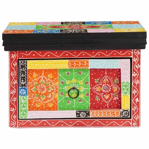 Éjjeliszekrény 2 pcs Sokszínű 40 x 30 x 28 cm Tömör mangófa