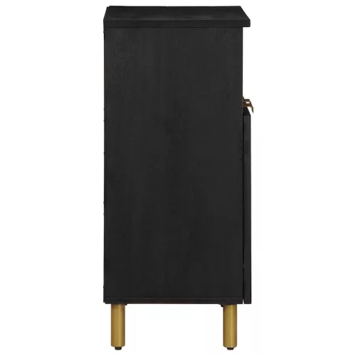 Fekete szerelt fa komód 60 x 33 x 75 cm