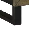 Fekete tömör mangófa TV-szekrény 70 x 33 x 46 cm