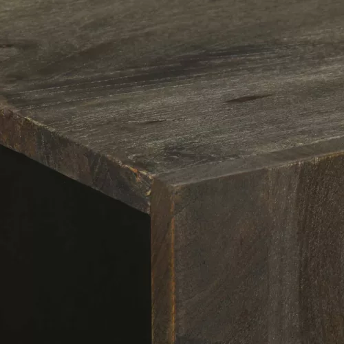 Sideboard Fekete 60x33x75 cm tömörfa Mango