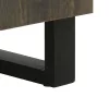Sideboard Fekete 60x33x75 cm tömörfa Mango