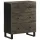 Sideboard Fekete 60x33x75 cm tömörfa Mango