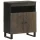 Sideboard Fekete 60x33x75 cm tömörfa Mango
