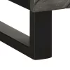 Sideboard Fekete 60x33x75 cm tömörfa Mango