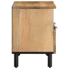 Barna tömör mangófa TV-szekrény 70x33x46 cm