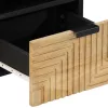 Barna tömör mangófa TV-szekrény 70x33x46 cm