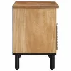 Barna tömör mangófa TV-szekrény 80 x 33 x 46 cm