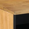 Barna tömör mangófa TV-szekrény 80 x 33 x 46 cm