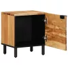 2 db tömör akácfa éjjeliszekrény 40 x 33 x 46 cm