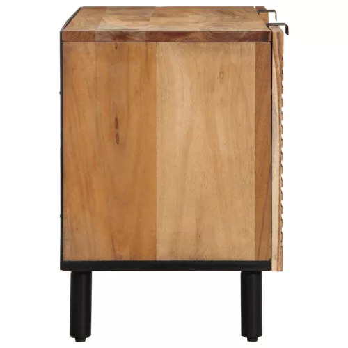 Tömör akácfa TV-szekrény 105 x 33 x 46 cm