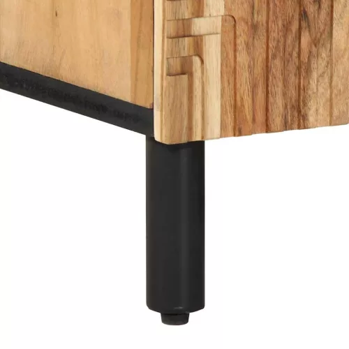 Tömör akácfa TV-szekrény 105 x 33 x 46 cm