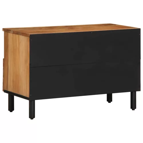 Tömör akácfa TV-szekrény 70 x 33 x 46 cm