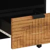 Tömör akácfa TV-szekrény 70 x 33 x 46 cm