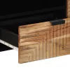 TV Szekrény fiókkal Barna 105 x 33.5 x 46 cm Tömör akácfa