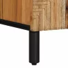 TV Szekrény fiókkal Barna 105 x 33.5 x 46 cm Tömör akácfa
