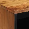 TV szekrény polcokkal Barna 80 x 31.5 x 46 cm Tömör akácfa