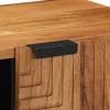 TV szekrény polcokkal Barna 80 x 31.5 x 46 cm Tömör akácfa