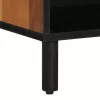 TV szekrény polcokkal Barna 80 x 31.5 x 46 cm Tömör akácfa