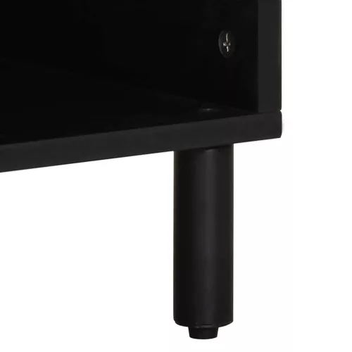 TV szekrény fiókkal Barna 100 x 33.5 x 46 cm Tömör akácfa
