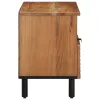 TV Szekrény fiókkal Barna 80 x 33.5 x 46 cm Tömör akácfa