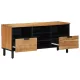TV Szekrény fiókkal Barna 100 x 33.5 x 46 cm Tömör akácfa