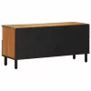 TV Szekrény fiókkal Barna 100 x 33.5 x 46 cm Tömör akácfa