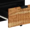 TV Szekrény fiókkal Barna 100 x 33.5 x 46 cm Tömör akácfa