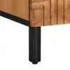 TV Szekrény fiókkal Barna 100 x 33.5 x 46 cm Tömör akácfa