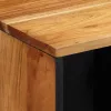 Oldalszekrény polcokkal Barna 80 x 33 x 75 cm Tömör akácfa