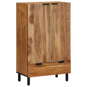   Magas szekrény polcokkal Barna 60 x 33 x 100 cm Tömör akácfa
