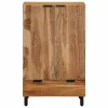 Magas szekrény polcokkal Barna 60 x 33 x 100 cm Tömör akácfa