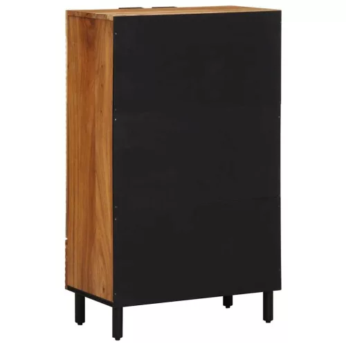 Magas szekrény polcokkal Barna 60 x 33 x 100 cm Tömör akácfa