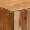 Magas szekrény polcokkal Barna 60 x 33 x 100 cm Tömör akácfa