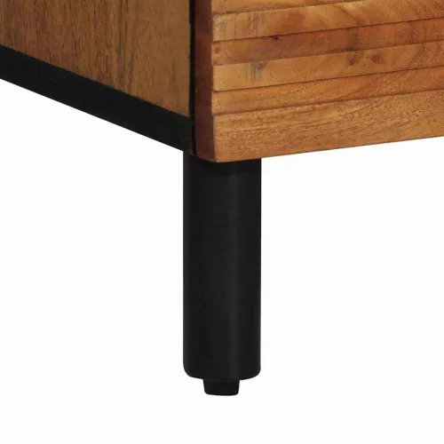 Magas szekrény polcokkal Barna 60 x 33 x 100 cm Tömör akácfa