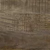 Világosszürke tömör mangófa TV-szekrény 105x33,5x46 cm