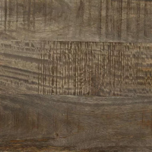 Világosszürke tömör mangófa TV-szekrény70x33,5x46 cm