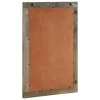 Fürdőszoba tükör 50x2,5x70 cm tömörfa mangó szürke