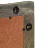 Fürdőszoba tükör 50x2,5x70 cm tömörfa mangó szürke
