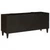 TV szekrény Fekete és Arany 105 x 33 x 46 cm tömör mangófa
